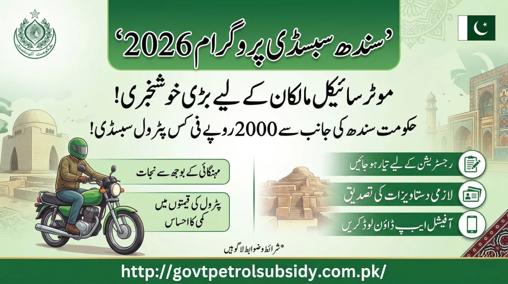 Sindh Subsidy Program 2026